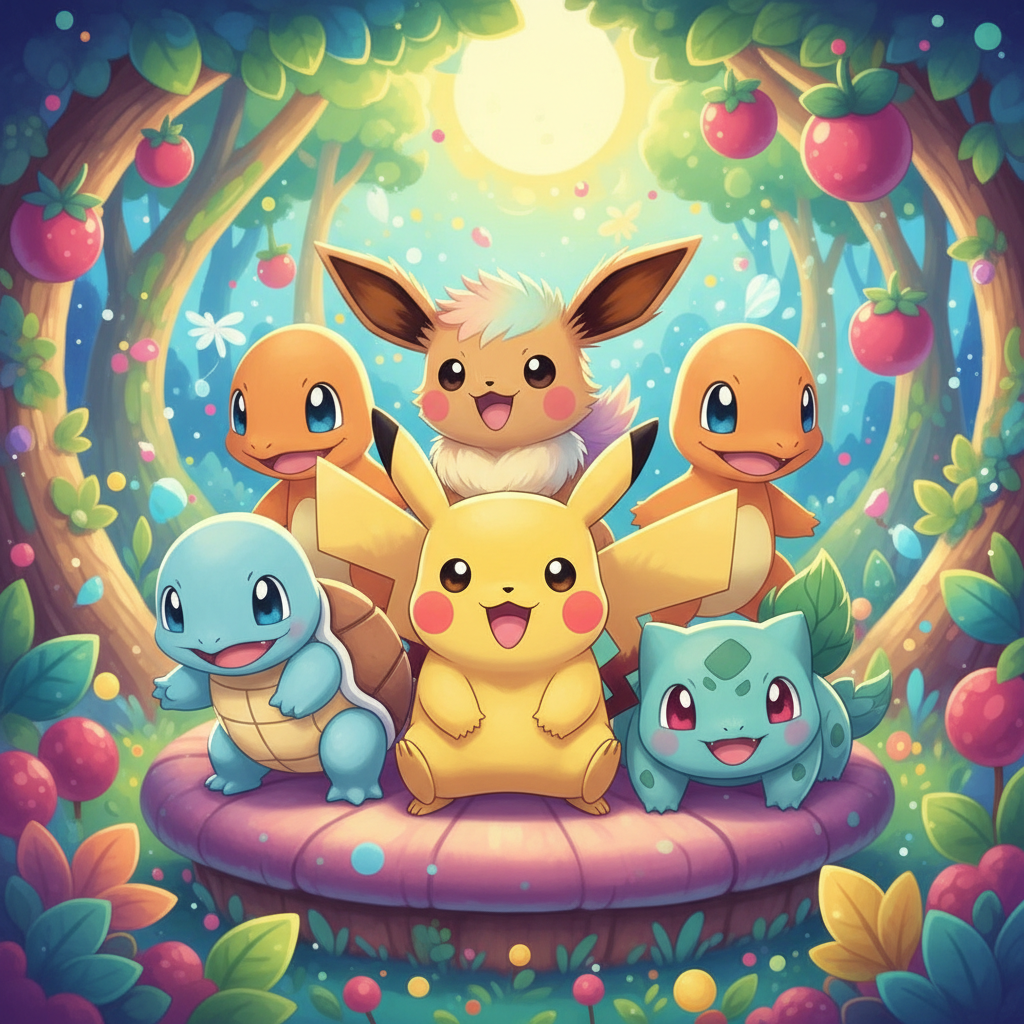 Pokemon và Pikachu illustration