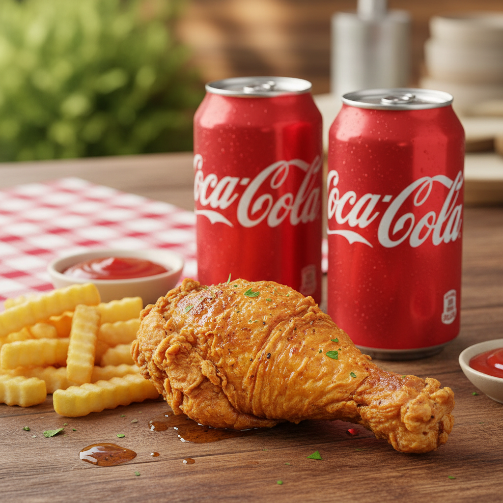 1 gà rán và 2 coca