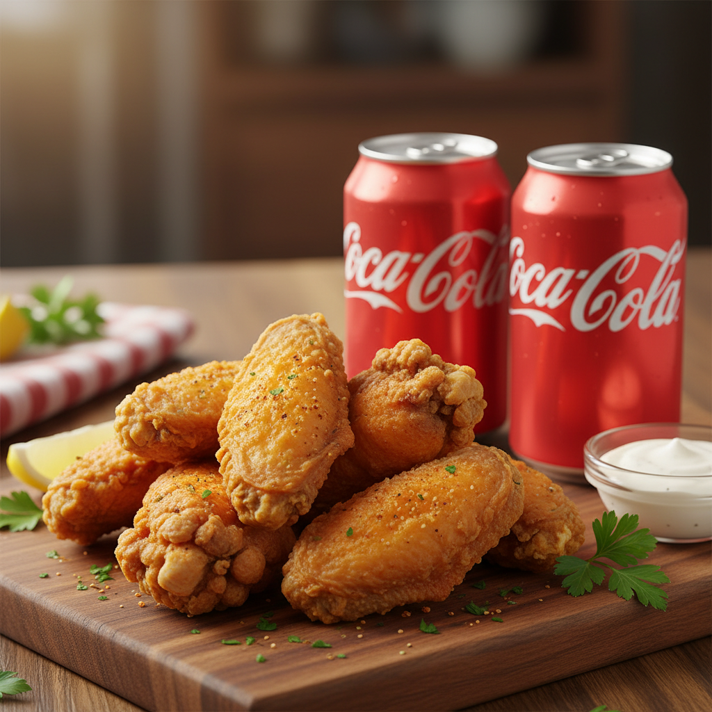 5 gân rán và 2 coca